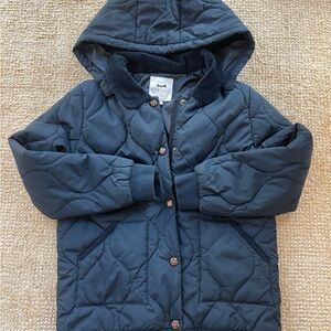 Cyrillus Dark Blue Quilted Kids Puffer Jacket